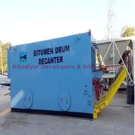KDI Bitumen Drum Decenter In India, For Road Construction, No Of Bins Total Storage: Coustom