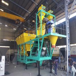 KDI Fully Automatic Concrete Batching Plant, Custom, Capacity: Coustom