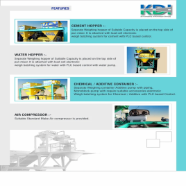 KDI Fully Automatic Inline Concrete Batching Plant, Model Name/Number: RMC-20