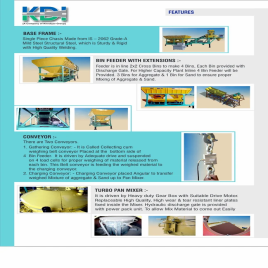 KDI Fully Automatic Inline Concrete Batching Plant, Model Name/Number: RMC-20