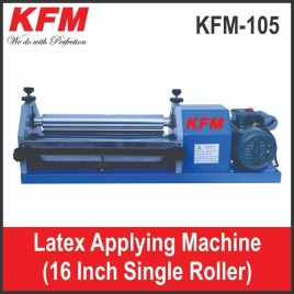 KFM-105 16 inch Single Roller Latex Adhesive Applying Machine
