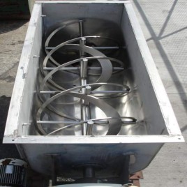 KI-MACHINES StainleSS Steel 304 Cr Grade Tilting Ribbon Blender Machine, SS or MS, Model Name/Number: KI-RB-H-40