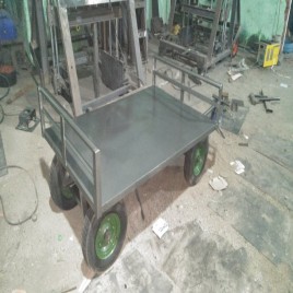 Kovai Mild Steel Block Shifting Trolley, For Material Handling