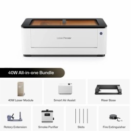 LaserPecker LX2  40 W All-In One Bundle - The All-In-One Laser Cutter