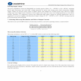 Leadshine DMA 860H Stepper Motor Driver, Single Phase, 80V