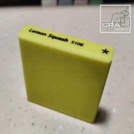 Lemon Squash S106 LX Himacs Acrylic Solid Surface, Thickness: 12 mm, Size: 144 X 30 X 0.5 Inches