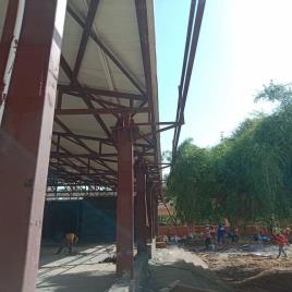 Light Gauge Steel Construction PUF Panel Industrial Shed Fabrication Service