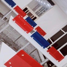 Linear Particle Board Computer Workstation Furniture (1 Seater)