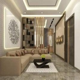 Living Room Interior Design Services Work Provided Wood Work & Furniture