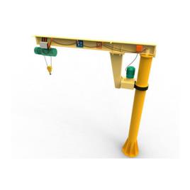 Lm-jc-series Single Girder Pillar Mounted Jib Crane, Capacity: 5-10 ton