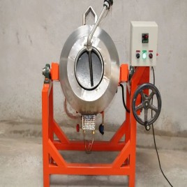 LPG Grain Roasting Machine, For Industrial, Capacity: 50 kg / Hr