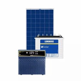 Luminous 2 KVA Inverter, 150 Ah Battery & 335 W Solar Panel Combo, SV2KVA-24V1N-B150L2N-335W-1N