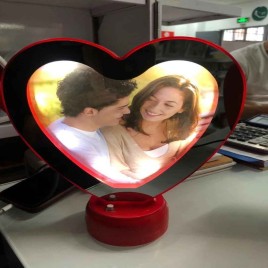 Magic mirror photo frame