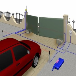 Mahindra Steel Single Phase Gate Automation System, 240 V