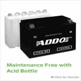 Maintenance Free With Acid Batteries