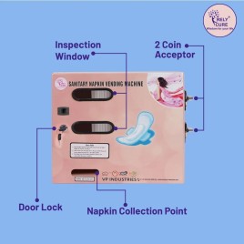 Manual Coin Operated Sanitary Napkin Dispencer