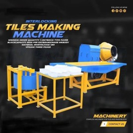 Manual Concrete Block Making Machine