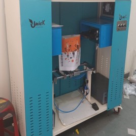 Manual Fabric Non Woven Bag Handle Machine, Capacity: 450 Pieces per hour