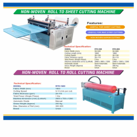Non Woven Bag Making Machine, Capacity: 700 Pieces Per Hour