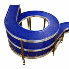Manual Plastic SPIRAL MODULAR BELT CONVEYOR, Operating Speed: 2-3 m/s, Capacity: 50-100 kg per feet