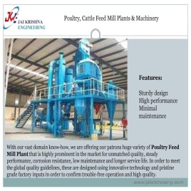 Manual Poultry & Cattle Feed Plant, Capacity: 2-12