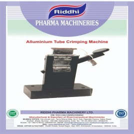 Manual Standard Hand Operated Aluminium Tube Crimping Machine, Capacity: Single Tube Per Operation, Automation Grade: Manual