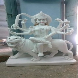 Marbel Durga Statue