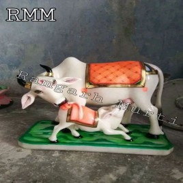 Marble Cow Statue