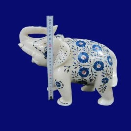 Marble Elephant Statue