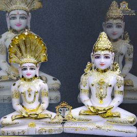 Marble Jain God Statue