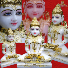 Marble Jain Mahaveer Statue