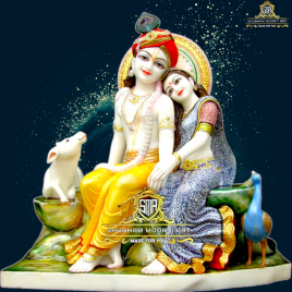 Marble Jugal Jodi Statue, Home