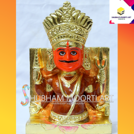 Marble Nakoda Bhairav Statue