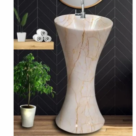 Marble Pedestal Wash Basin