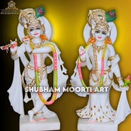 Marble Radha Krishna Statue, Home