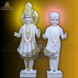 Marble Swami Narayan Statue, Home