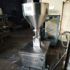 Mate Stainless Steel Semi automatic yogurt filling machine, Capacity: 500 cups/hour, 1 HP