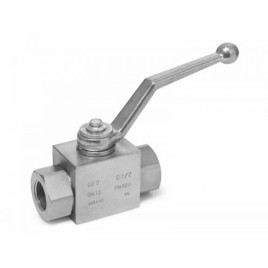 Material: Aluminium Alloy 315 Bars TECHNO HYD KHB 2K-G 1"" 2 WAY HYDRAULIC BALL VALVE, Size: From 1/4"" To 2""