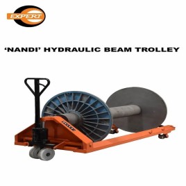 Material Handling Equipment Manual Ambur Nandi Hydraulic Beam Trolley, Capacity: 2.5 Ton, Model Name/Number: N3HPT-2.5T