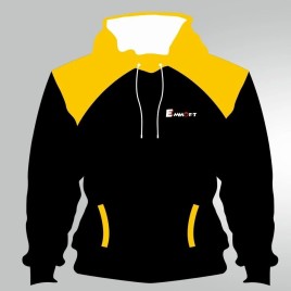 Men Polyester Logo Print Hoodies