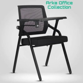 Mesh ARKA2021 Mild Steel Writing Pad Chair, Warranty: 1 Year