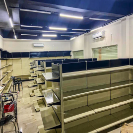 Metal Free Standing Unit MS Display Rack, For Shops