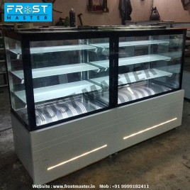 Metal Frost Master Cake Display Counter, For Bakery