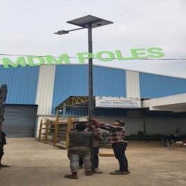 Metal Solar Street Light Pole