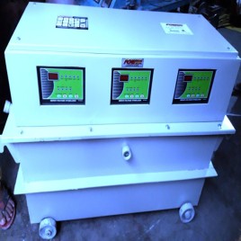 Micro controller POWER Technology 40KVA Oil Cooled Three Phase Servo Voltage Stabilizer, 280 - 480 Volts, for Commercial