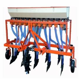Mild Steel 11 Row 22 Pipe Zero Till Seed & Fertilizer Drill, 9 inches