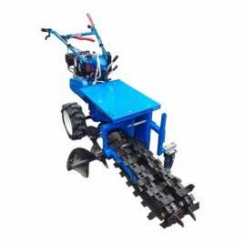 Mild Steel 15 HP Portable Trencher Machine, For Farming