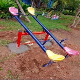 Mild Steel 2 Seater Outdoor Playground Seesaw