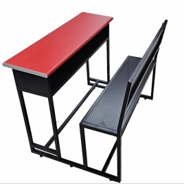 Mild Steel 2 Seater School Desk Table