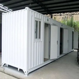 Mild Steel 3 Compartment Portable Toilet